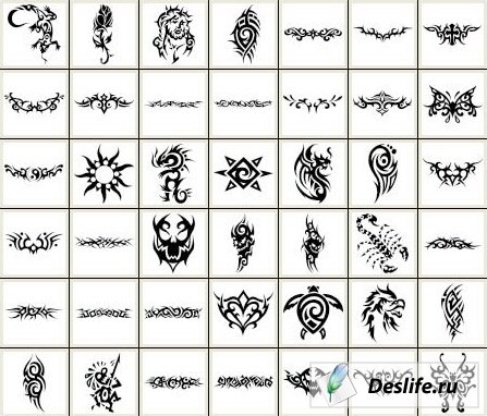 Tribal Tattoos Shapes - 