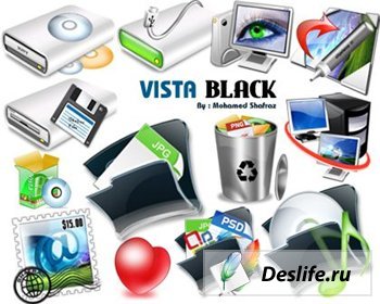 Vista Black Icons