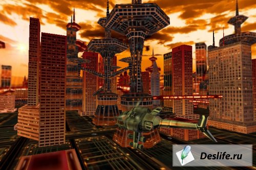 Virtual City Screensaver
