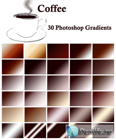 Photoshop Gradients Coffe