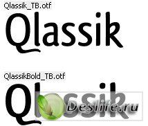 Qlassik - Шрифт