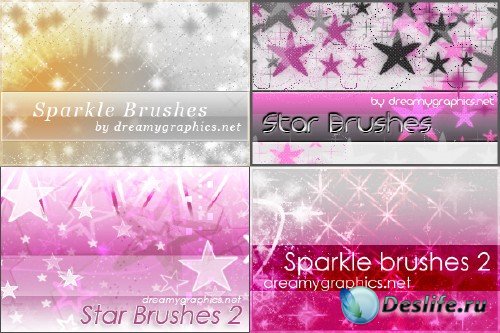 Sparkle and star brushes