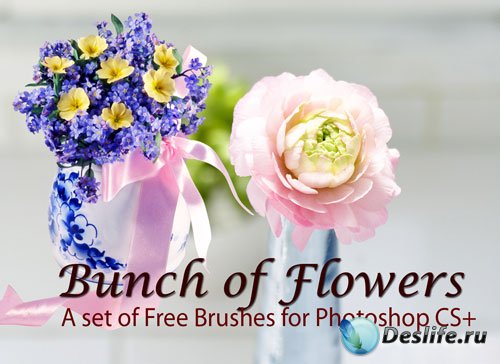 Bunch of Flowers - Кисти для фотошопа