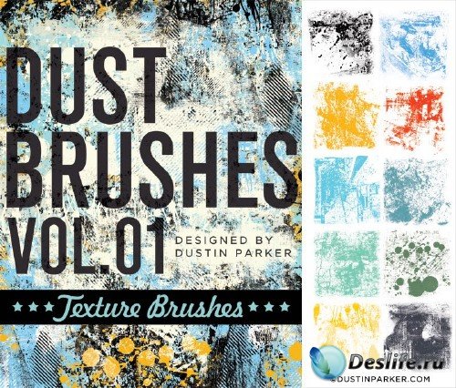 Dust Photoshop Brushes vol 1. Texture