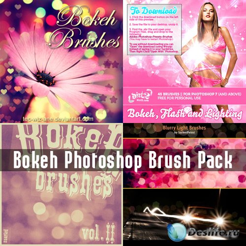 Bokeh Photoshop Brush Pack