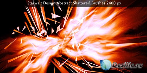Starwalt Abstract Shattered Brushes