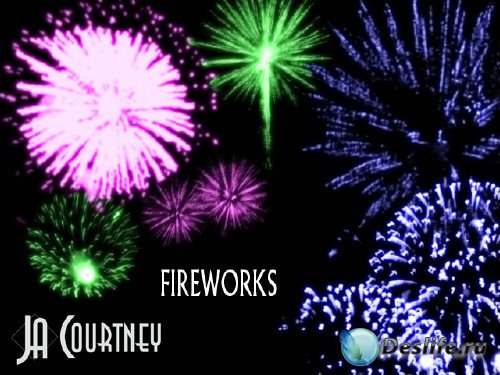 Fire works brushes by Jacourtney