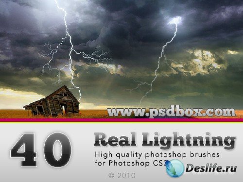 40 HQ Lightning Bolt brushes