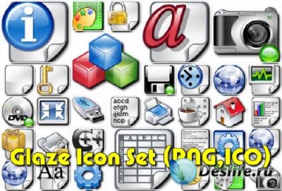 Коллекция иконок Glaze Icon Set