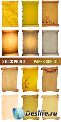 Stock Photo - Paper Scrolls / 