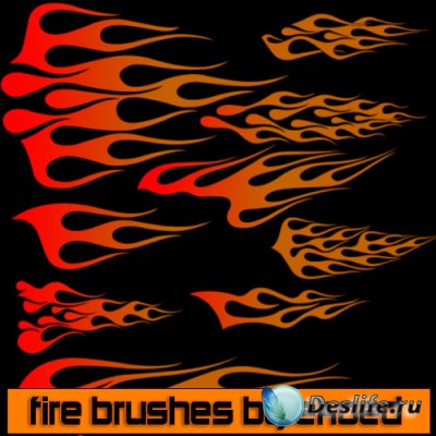 Fire Brushes by ekoed - Кисти для фотошопа