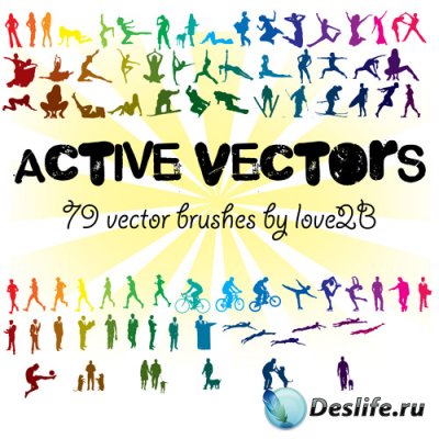 People Vector Brushes -   