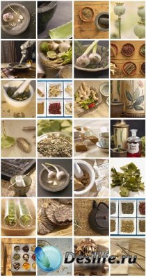 Stock Photo: Spices and kitchen (  )