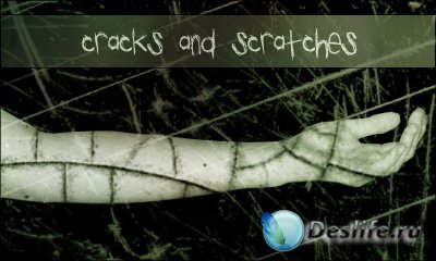 Scratches and Cracks - Кисти для Фотошопа