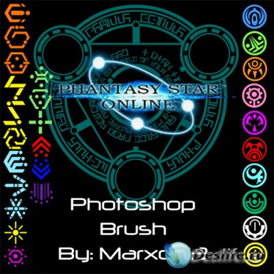 Phantasy Star Online - Кисти для Фотошопа