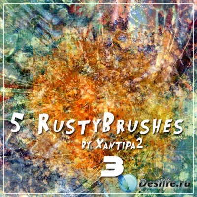 Rusty Brushes 3 - Ржавые кисти для фотошопа