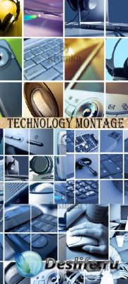 Stock Photo: Technology montage