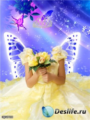 Детский костюм для фотошопа – Словно бабочка