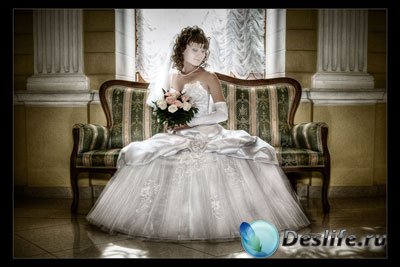 Костюм для Фотошопа - Невеста