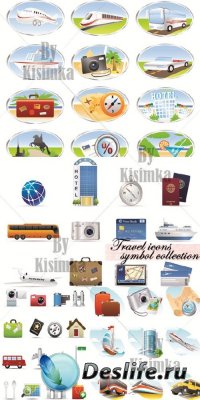 Travel Icons Symbol, Vector Collection 2