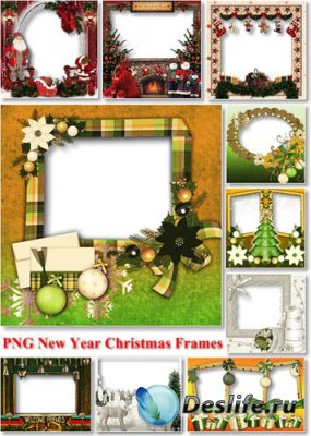 PNG New Year Christmas Frames