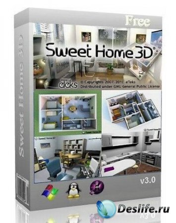 Sweet Home 3D 3.0 Rus (Windows/Linux/Mac OS X)