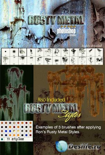 Ron's Rusty Metal Brushes And Styles