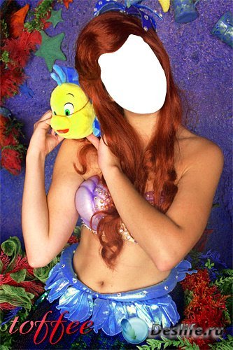Женский костюм для фотошопа - Ariel