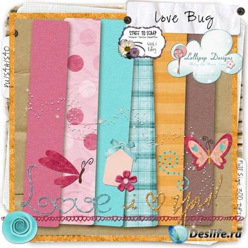 Скрап-набор - Love Bug