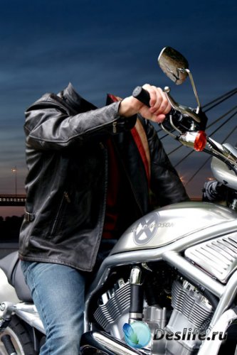 Мужской фотокостюм - Мотоциклист