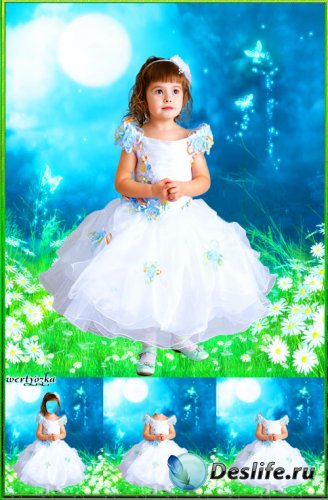 Детский костюм - Маленькая девочка в чудесных ромашках