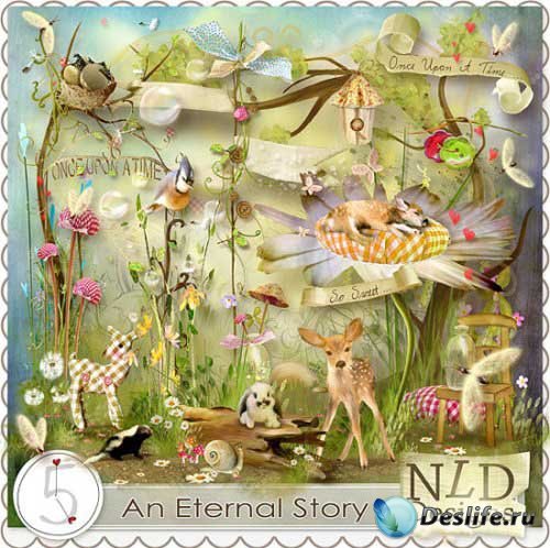 Сказочный лесной скрап набор - Вечная история. Scrap - An Eternal Story