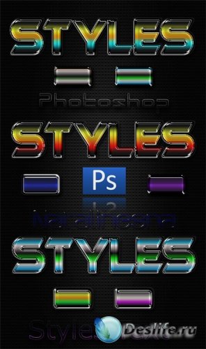     Photoshop / Color metal styles for Photoshop