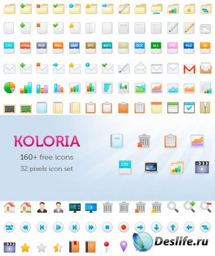 Иконки типы файлов - Koloria