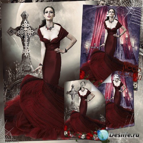 Готический женский костюм - Королева вампиров