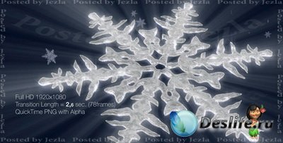  - : Icy Snowflake Zoom-In Transition (VideoHive)