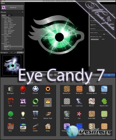        photoshop - Alien Skin Eye Candy v7.0.0