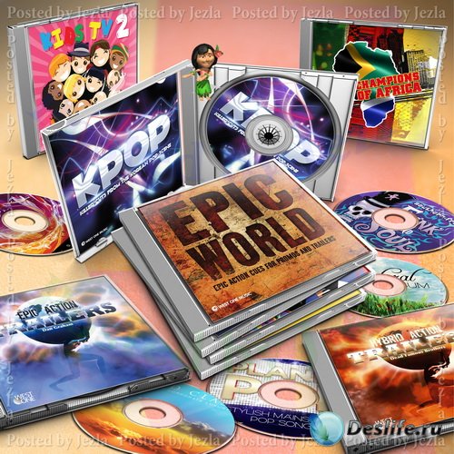 Аудио Футажи - West One Music Collection: volumes 001 - 310