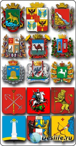      / Heraldry of the cities of Russia in vector