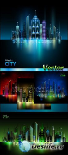    / Night city, night glow