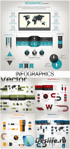      / Vector set for the creation of infographics