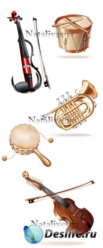     / Musical instruments in Vector
