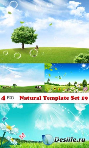 PSD  - Natural Template Set 19
