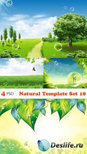 PSD  - Natural Template Set 18