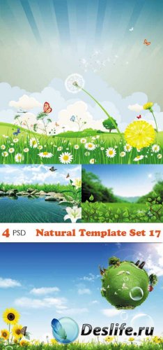 PSD  - Natural Template Set 17