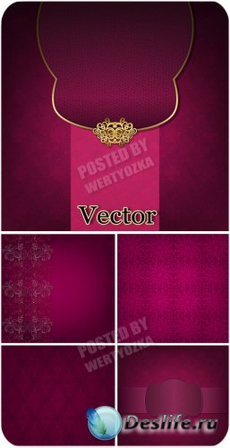         / Pink vector backgrounds