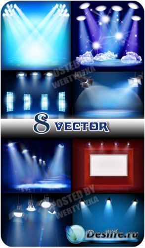 ,  / Lighting, spotlights - vector