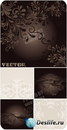     / Beautiful backgrounds - vector st ...