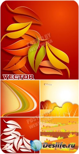   / Autumn leaves - vector stock
