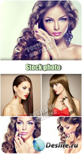     / Girl with beautiful make-up - stock photos